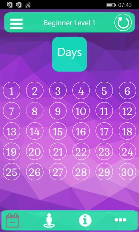 30 Day Ab Challenges Free ~ A perfect core abs workout for six pack body in 30 Days Screenshots 1