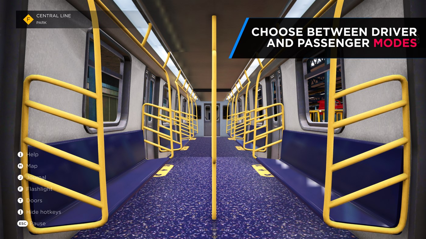 #4. Subway Simulator 3D - Metro Train Driving (Windows) By: Vortex Labs Apps LLP