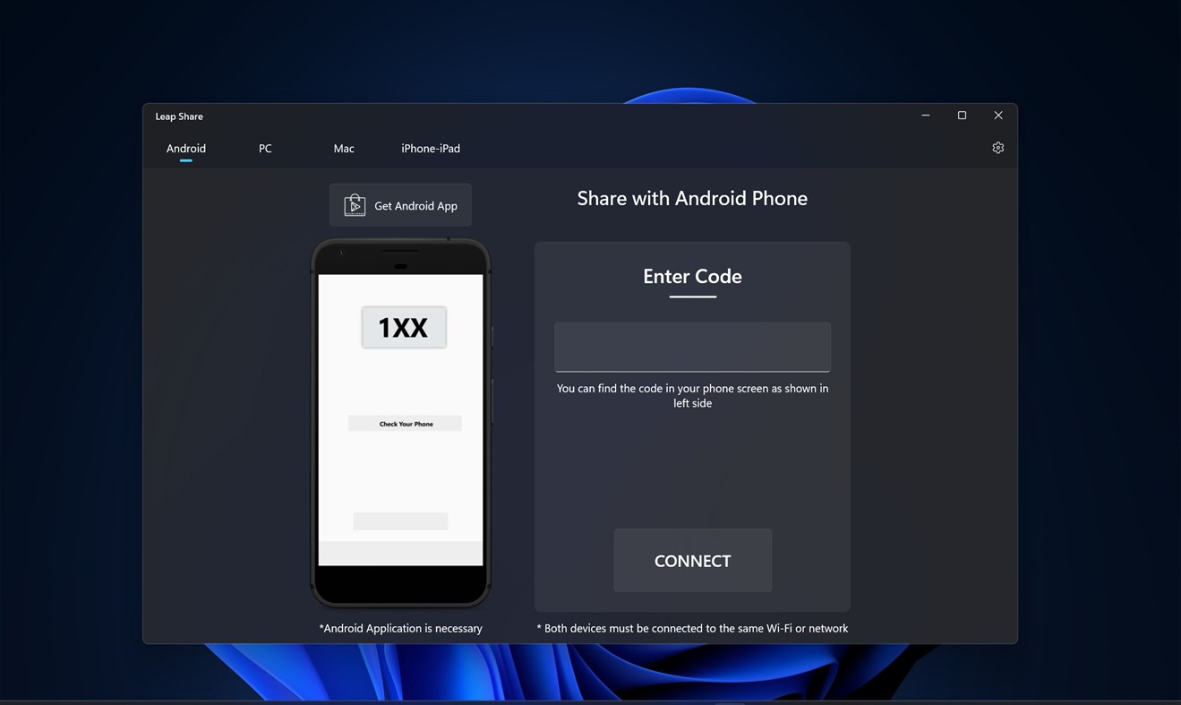 #6. Leap Share File Transfer to Any Device (Windows) Door: Define Studio