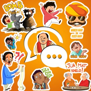 DESI Stickers FREE For WhatsApp,Facebook & All