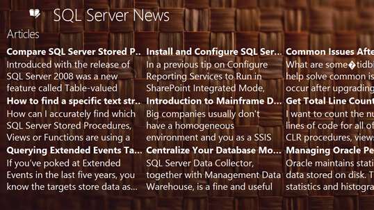 SQL Server News! screenshot 1