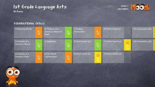 Language Arts Grade 1 screenshot