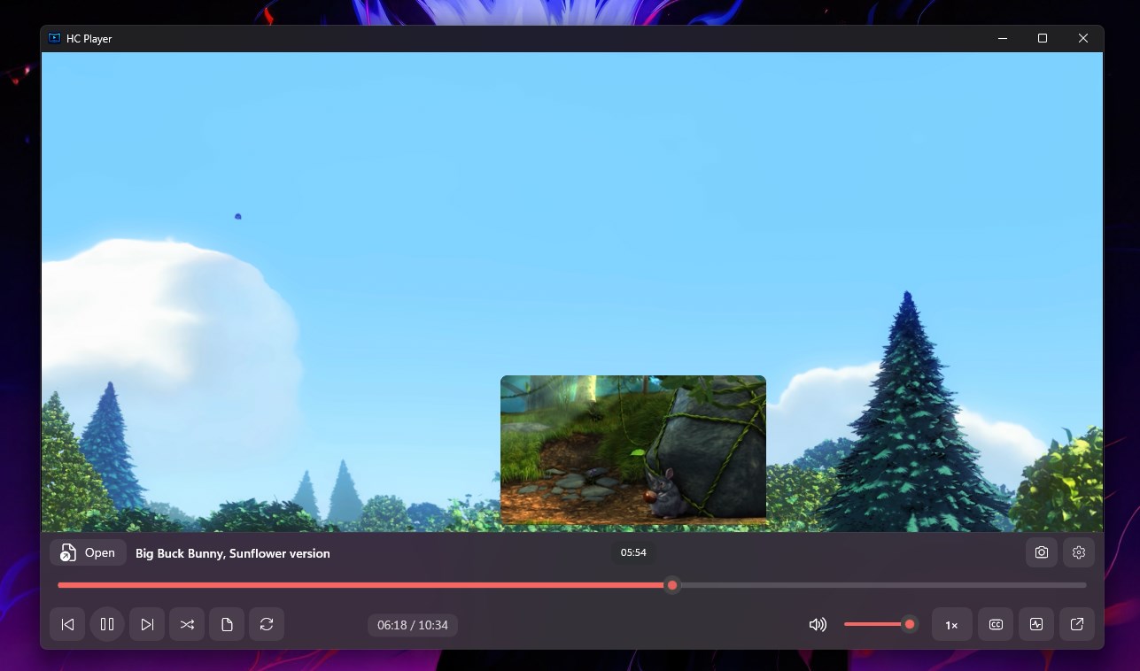 HC Player screenshot