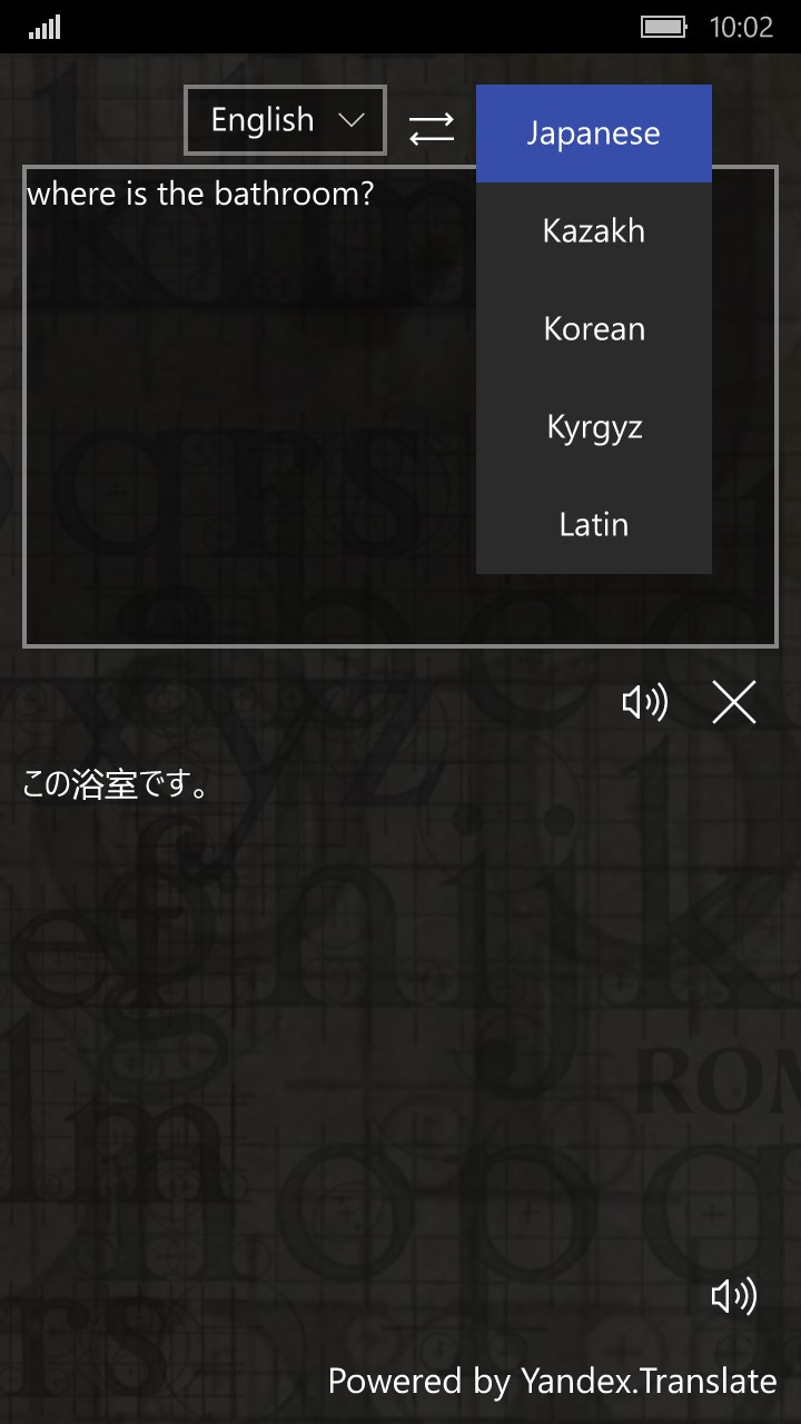 Language Translator screenshot