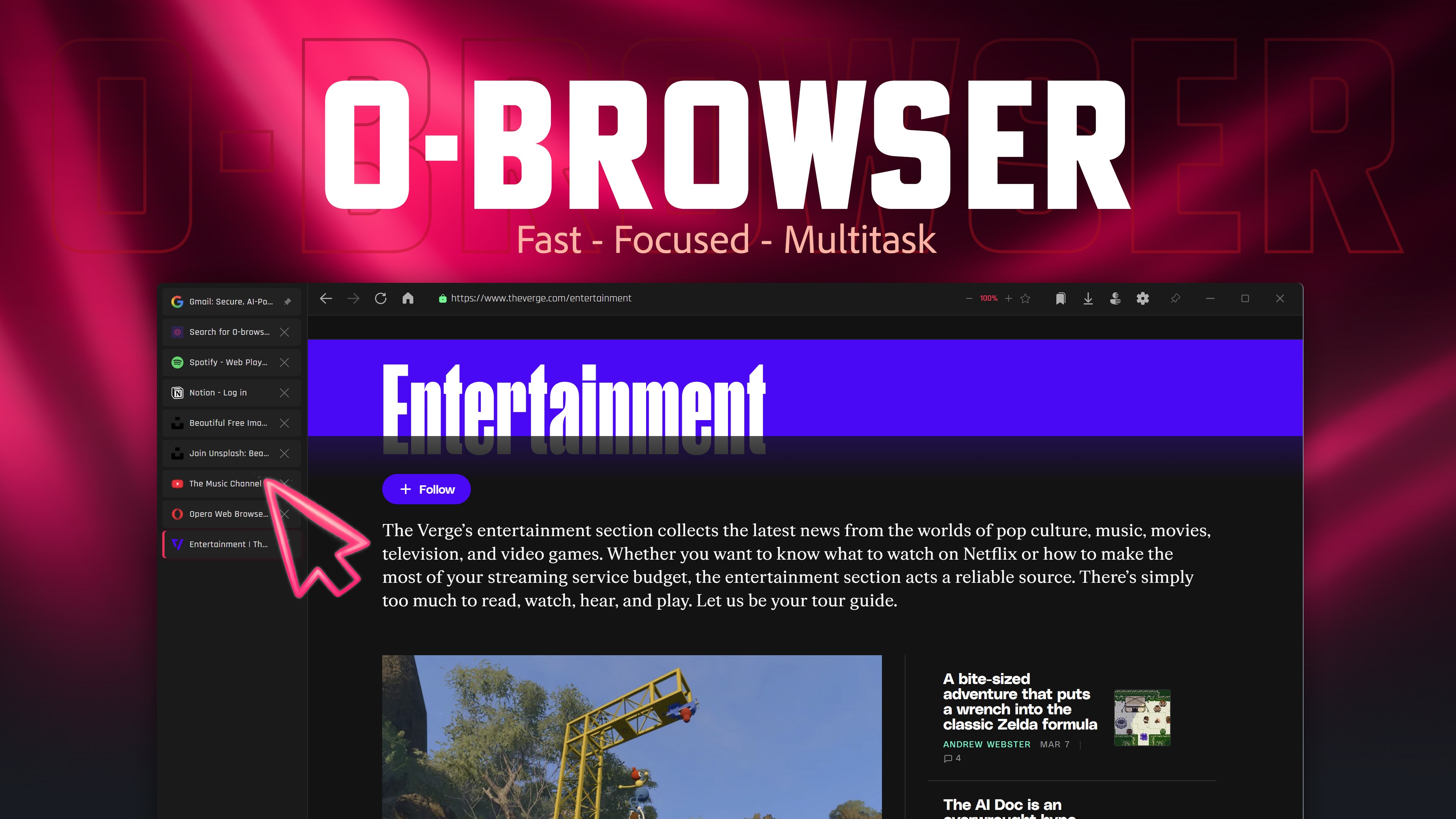 O-browser screenshot