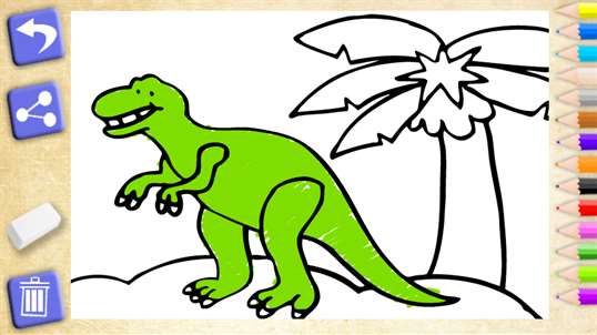 Dinosaurs coloring. Learning games for kid screenshot 6