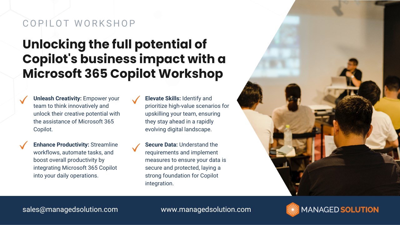 Snapshot 1 of Microsoft Copilot Workshop