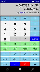 Basic Inch Calculator screenshot 2
