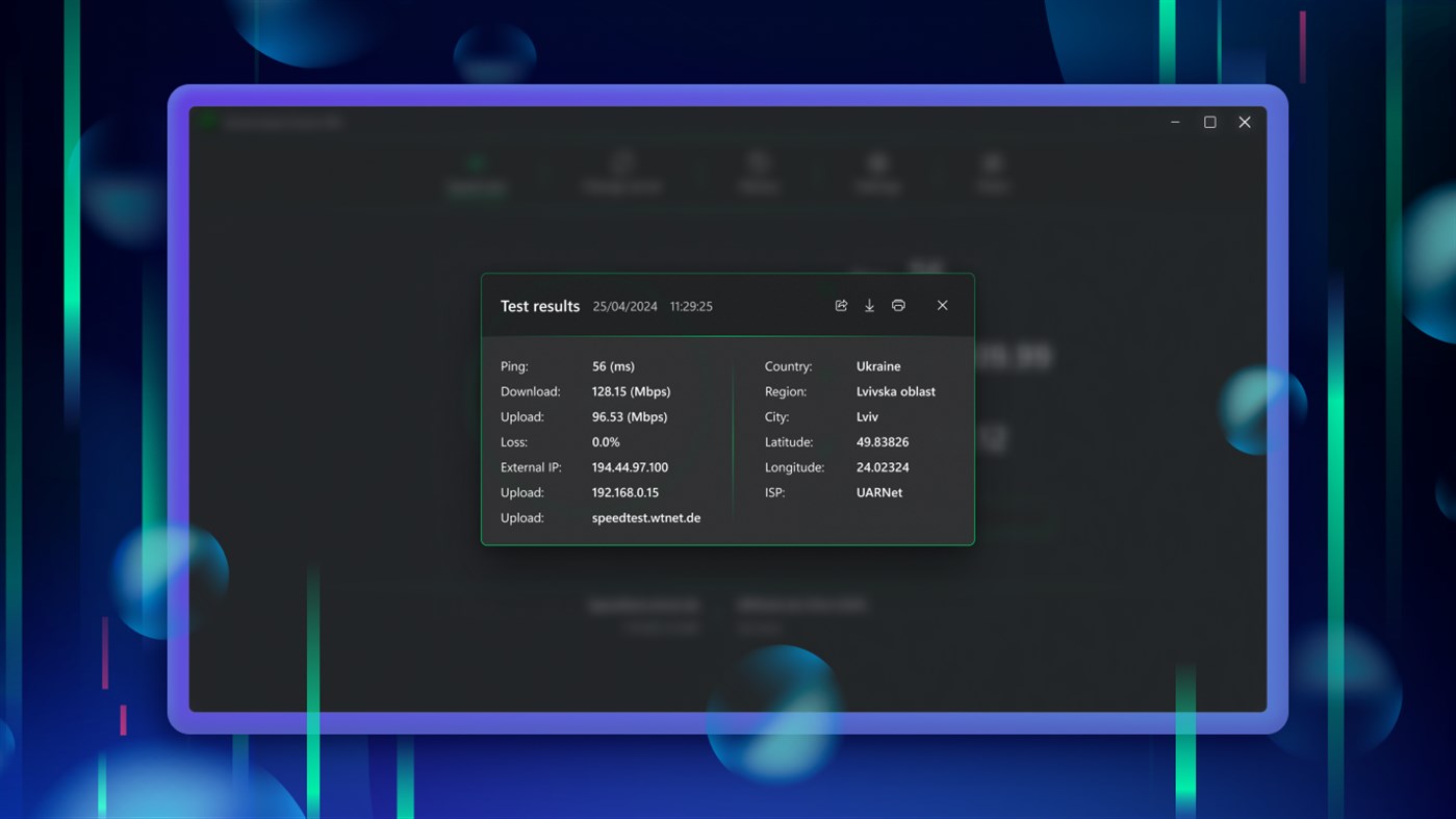 #7. Internet Speed Checker PRO (Windows) Podle: Yellow Elephant Productions