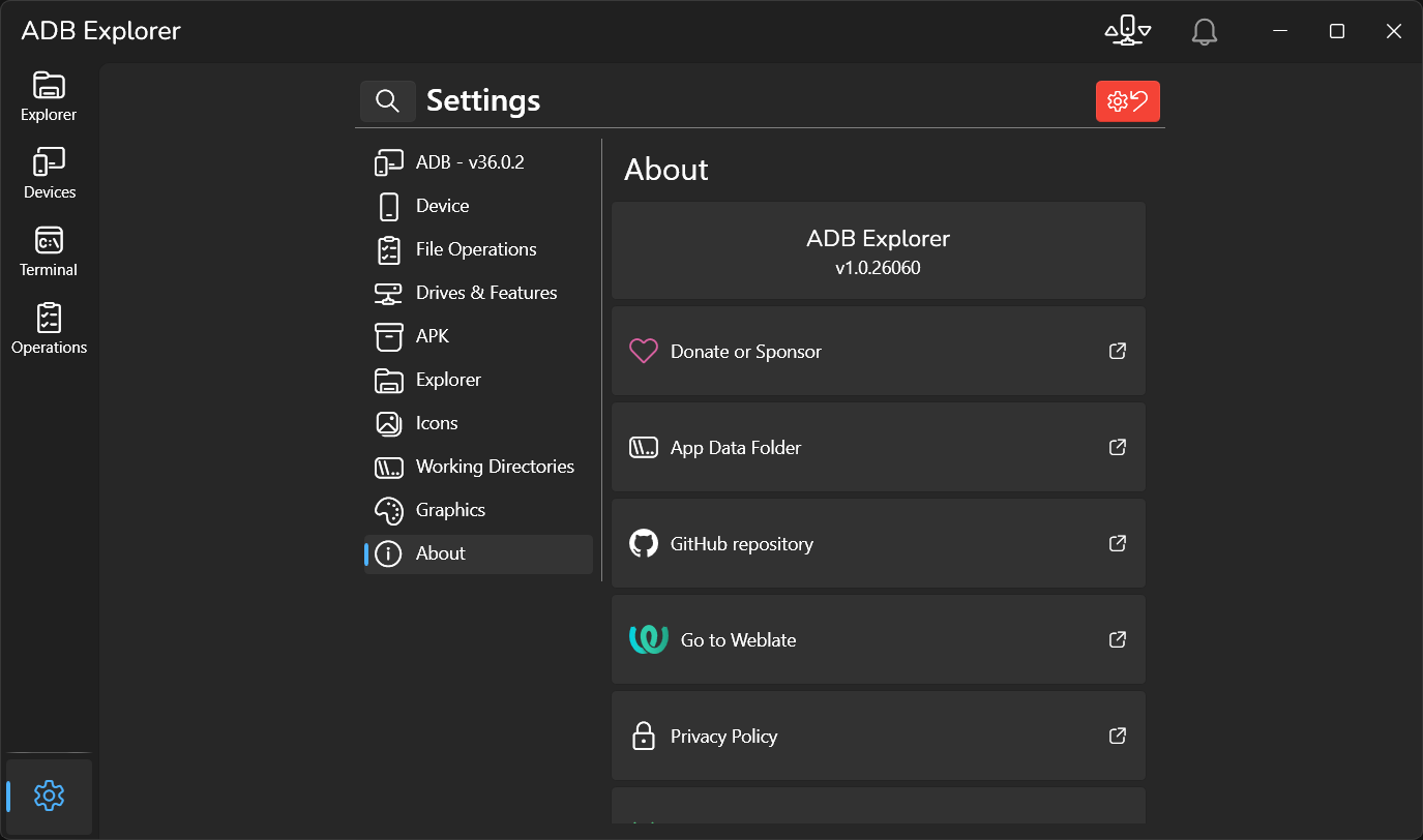 ADB Explorer screenshot