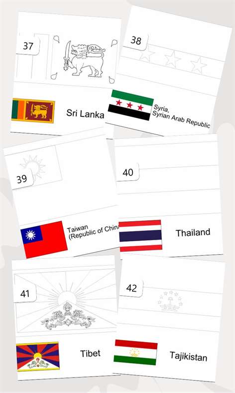 Asian Flags Paint Screenshots 2