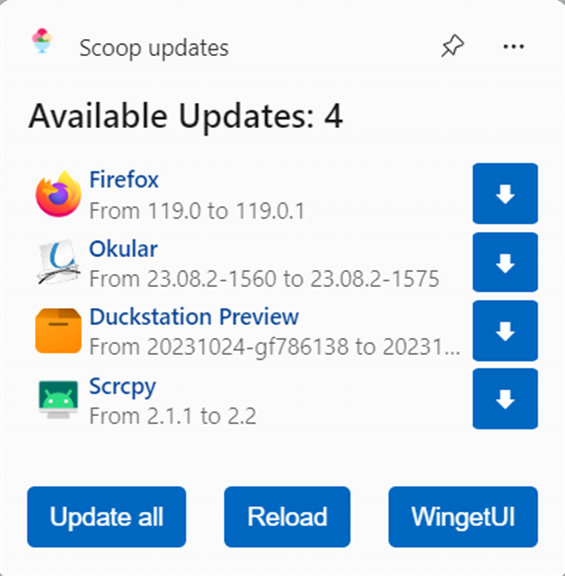 Widgets for UniGetUI (formerly WingetUI)_4