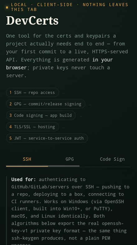 #1. DevCerts (Windows) Göre: @TMHP.com