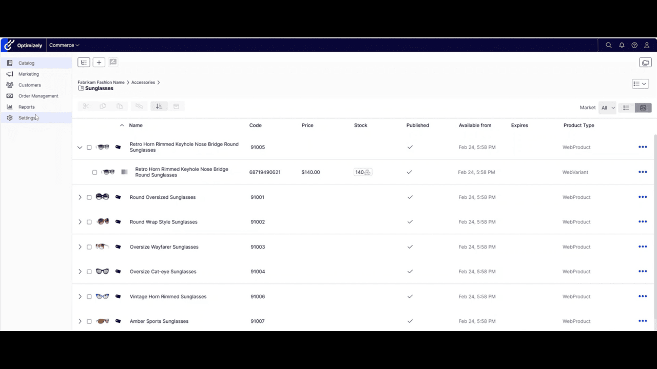 Snapshot 3 of Optimizely DXP & eCommerce Connector for Microsoft Dynamics 365 Supply Chain Management & Commerce