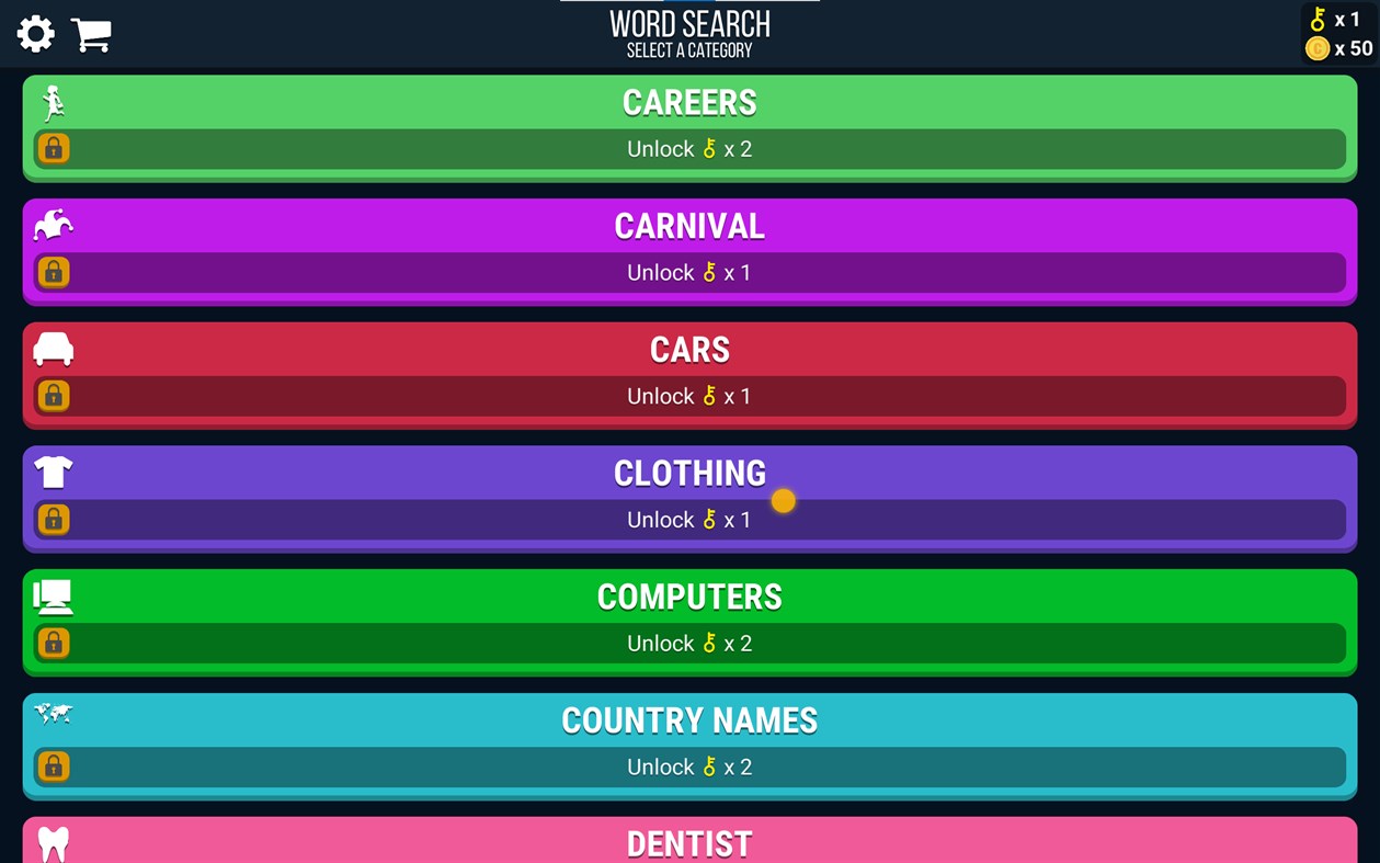 #5. Word Search INFINITE+ : PC & XBOX (Xbox) Ved: NovaSoftwares