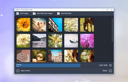 Video slideshow maker - Cofeshow - FREE to try screenshot 5