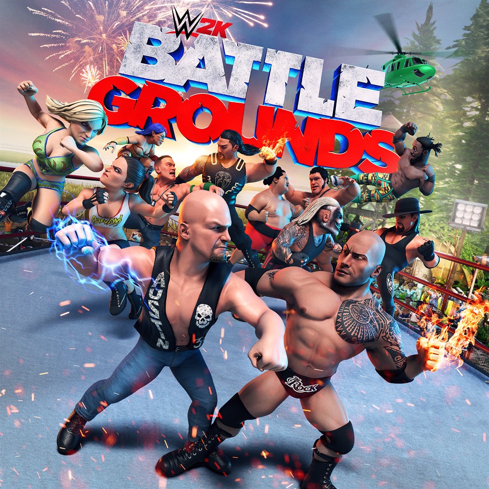 WWE 2K Battlegrounds cover art (full size)
