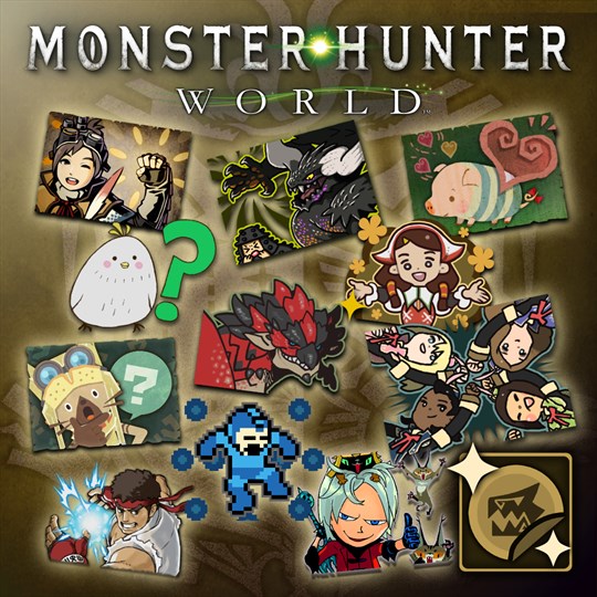 Monster Hunter: World - Complete Sticker Pack for xbox