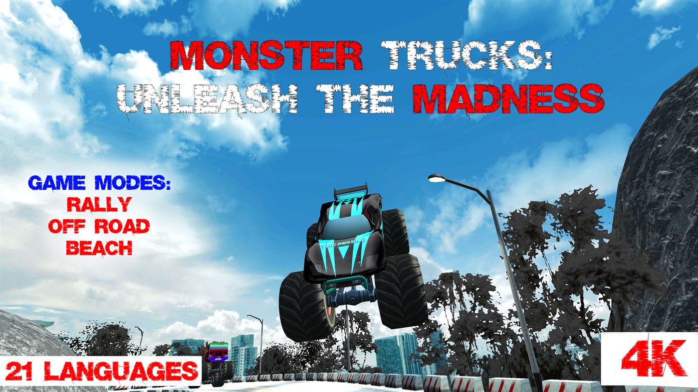 #10. Monster Trucks: Unleash The Madness (Windows) By: SteamyDevs