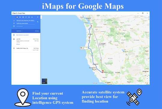 iMaps for Google Maps screenshot 1