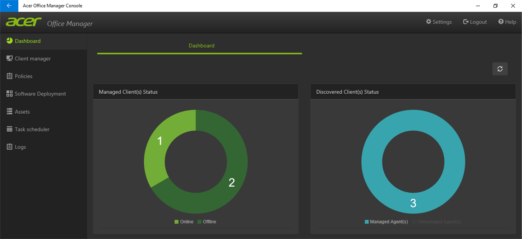 Manager console