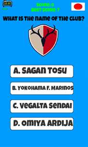 Japan Football Logo Quiz screenshot 4