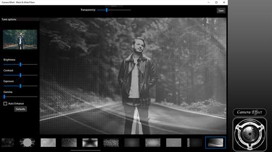 Camera Effect - Black & White Filters screenshot 2