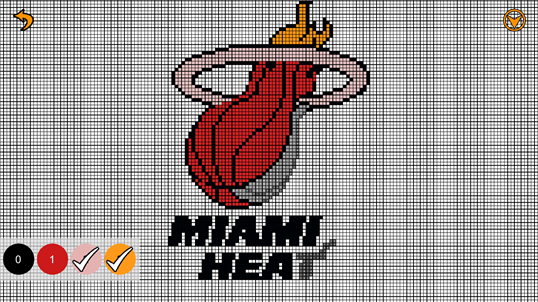 Basketball Logo Color by Number - Pixel Art Coloring Book screenshot 2