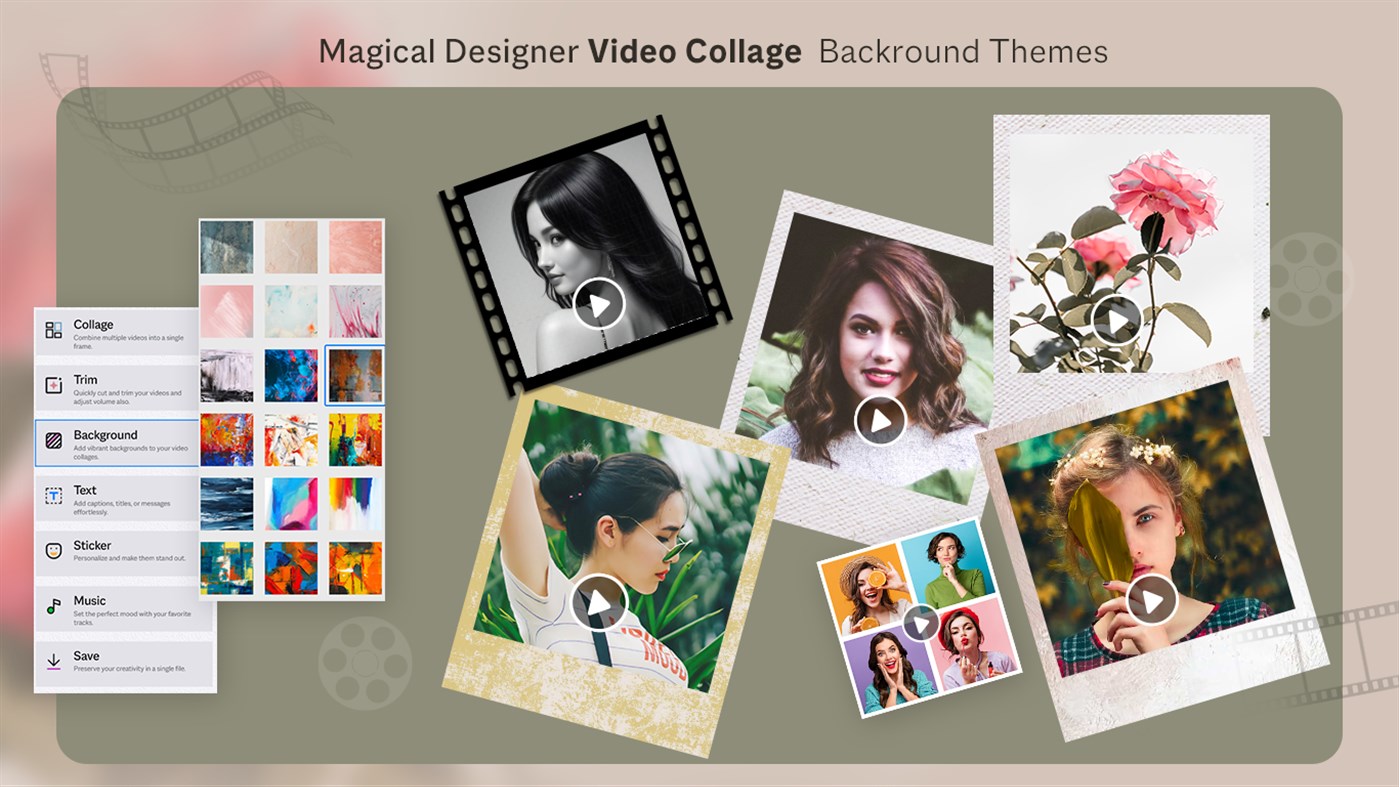 #3. Video Collage - Photo Grid Maker (Windows) By: White Peacock