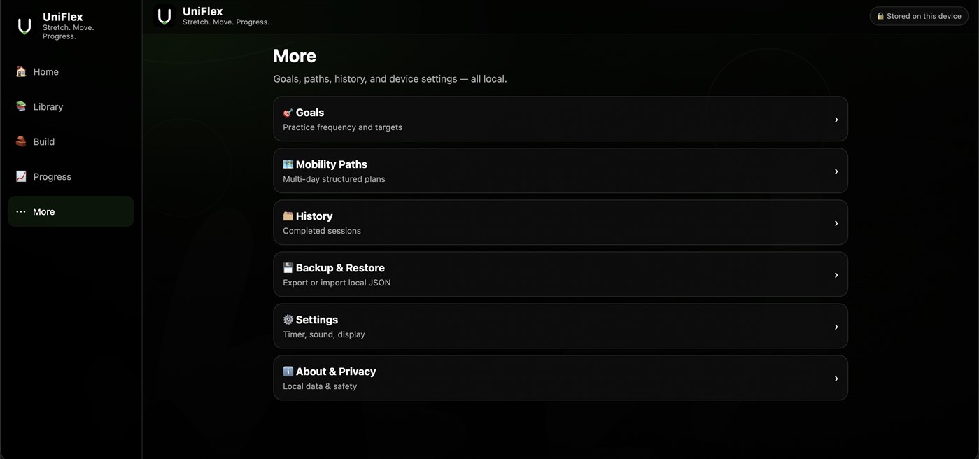 #5. UniFlex (Windows) By: Sirega