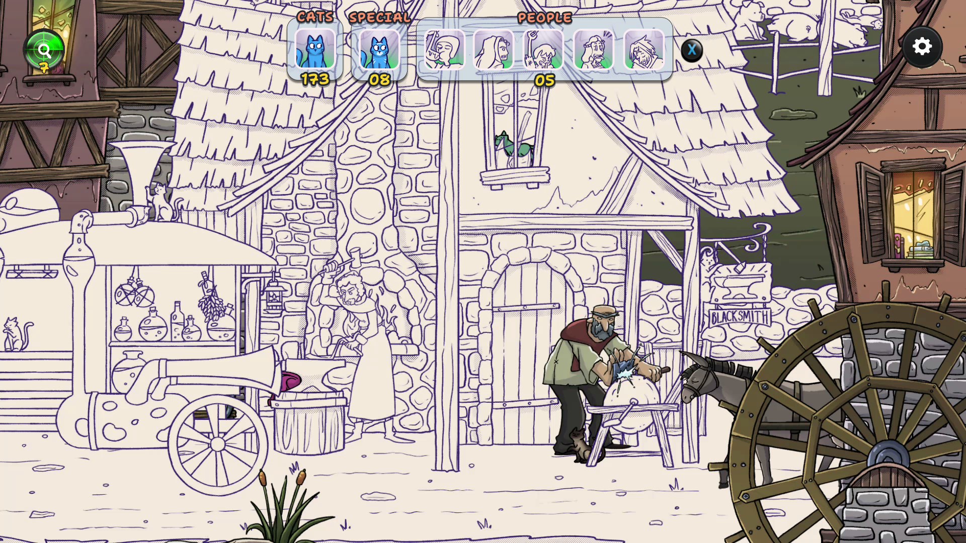 Hidden Cats in Spooky Village — скриншот 16