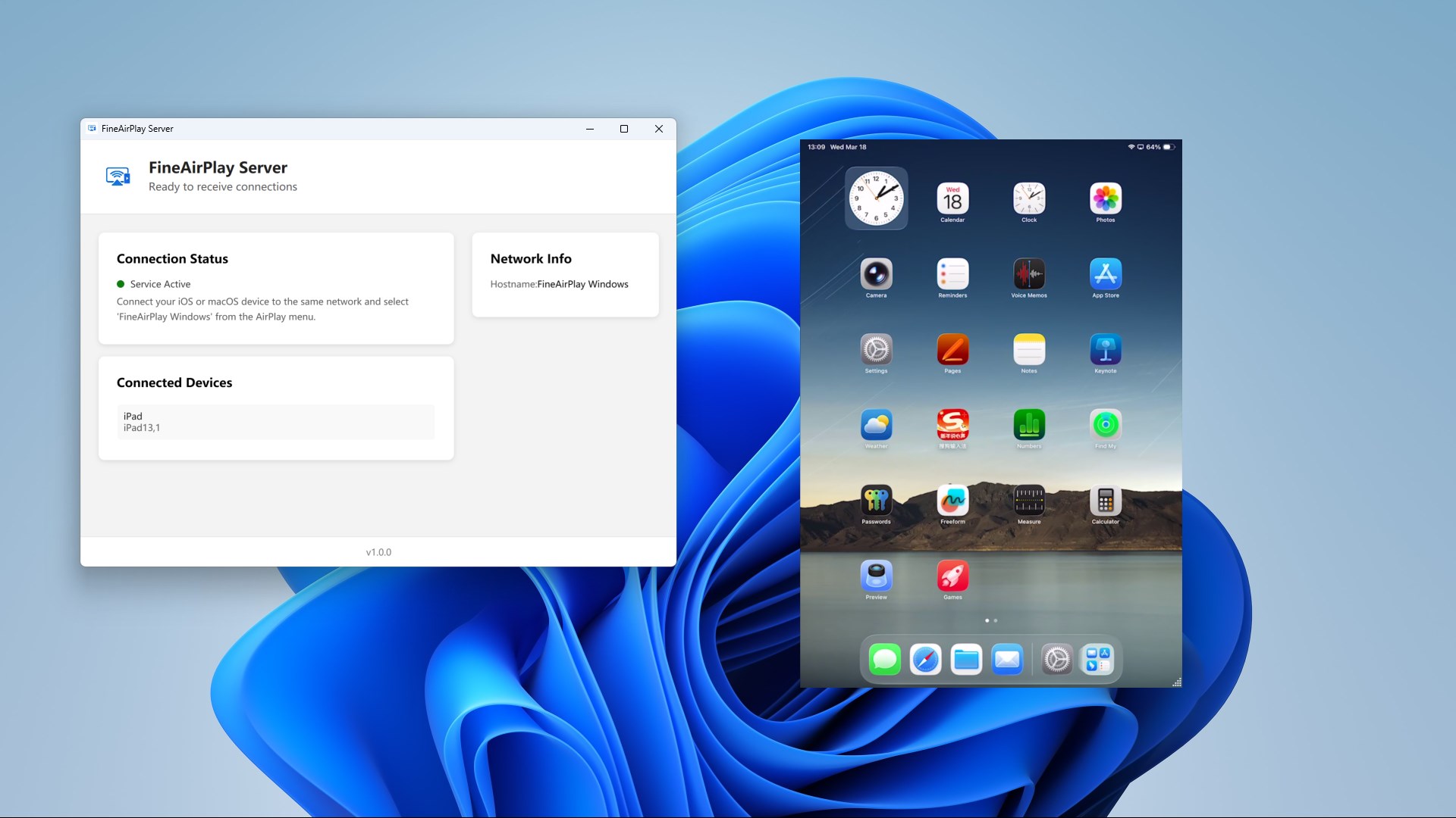 AirMirroring : Screen Mirroring to PC screenshot