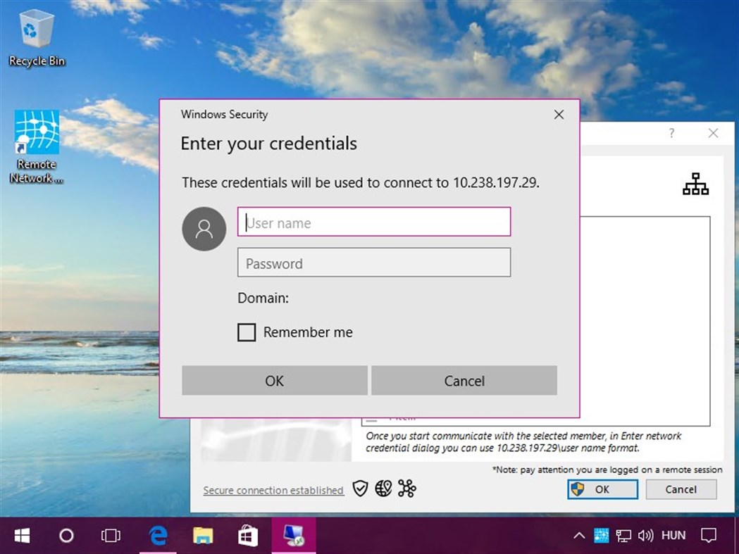 #4. Remote Network Connection (Windows) Με: CloudTrust Kft.
