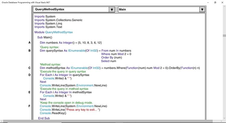 Tutorial For Oracle Database Programming with Visual Basic.NET下载 - 电脑应用 ...