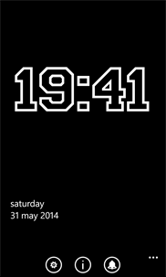 Table Clock Free screenshot 1