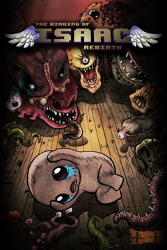 Cover poster for The Binding of Isaac: Rebirth