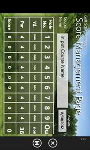 Golf Score Card screenshot 7