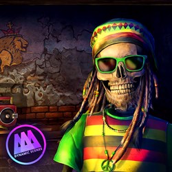 AAA Dynamic Scenes - Happy Reggae Skeleton Dynamic Scene