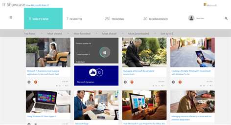 Microsoft IT Showcase Screenshots 1