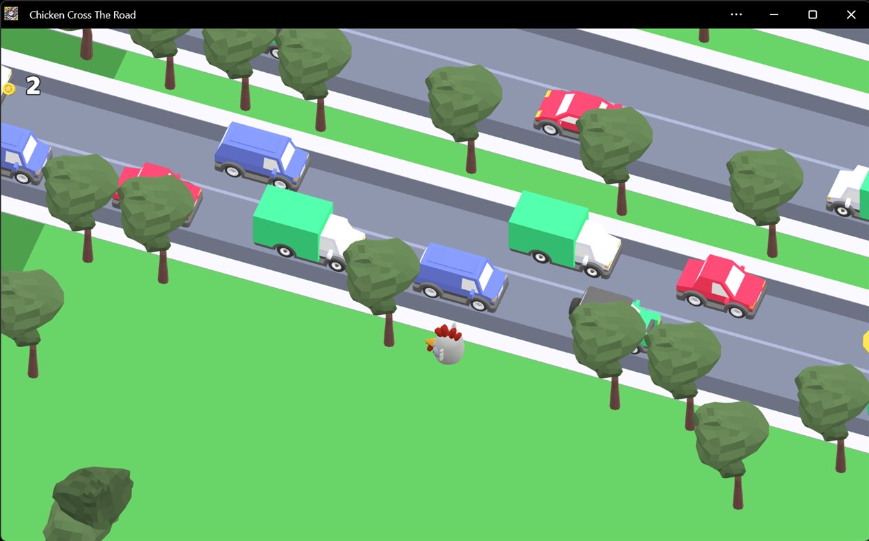 #1. Chicken Cross The Road (Windows) 由: Jason Lawson