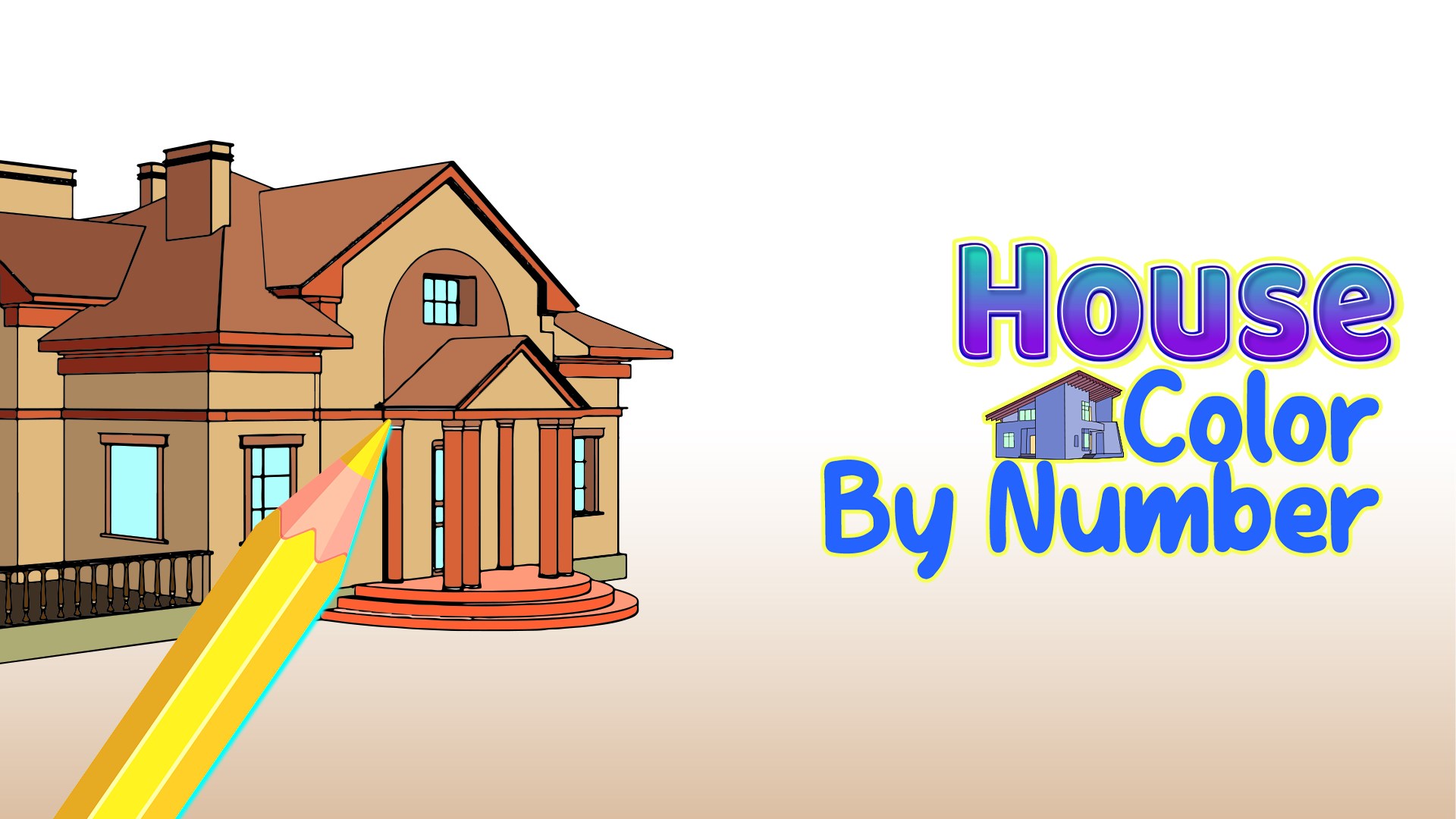 Obtenir house paint by number -free coloring puzzle book - microsoft store  fr-ca