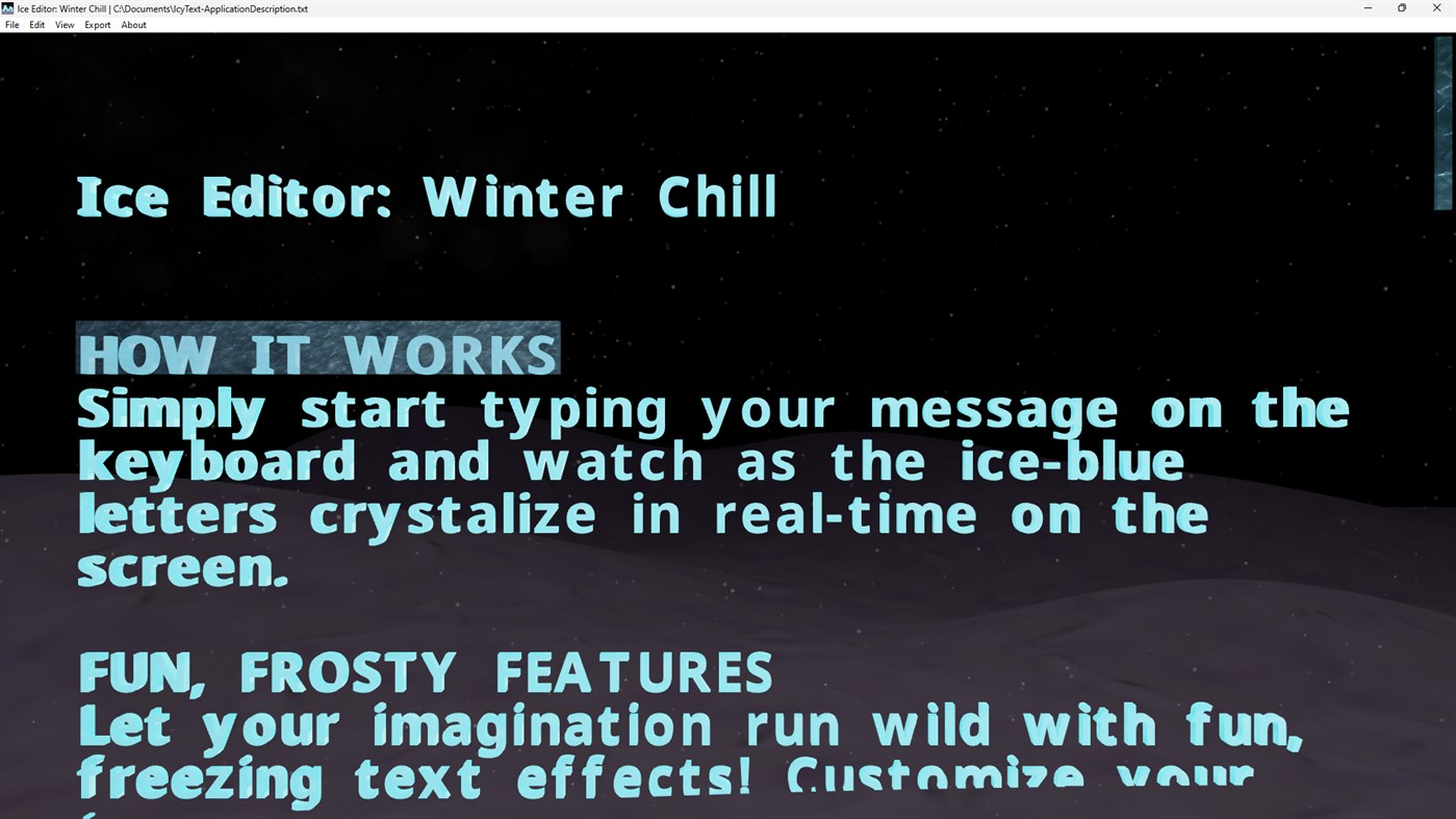 #5. Ice Editor: Winter Chill (Windows) 由: FOCUS INTERACTIVE LLC