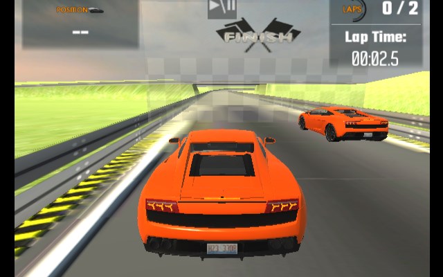 3D Car Track Racer Alpha Game