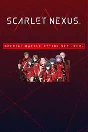 Set de atuendo de batalla -Rojo- de SCARLET NEXUS