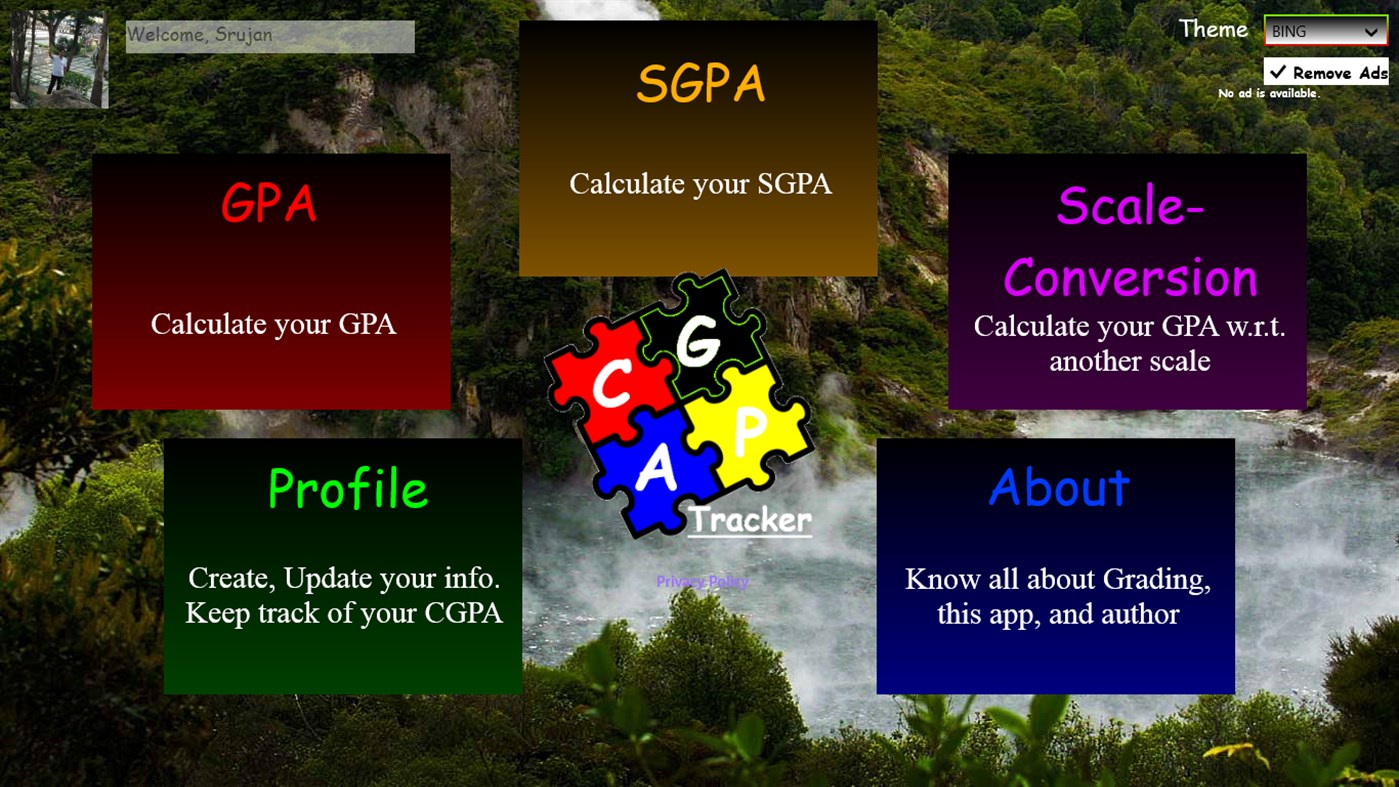#7. CGPA-Tracker (Windows) От: Srujan Jha