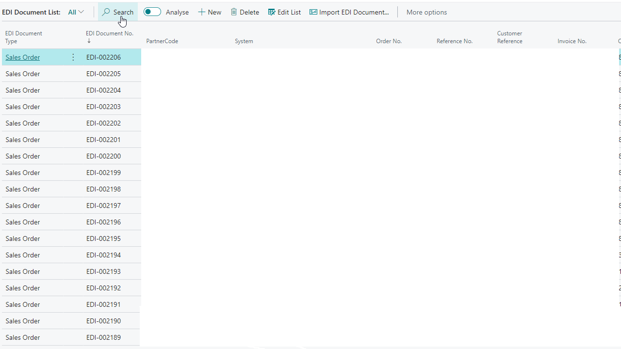 Snapshot 2 of Unifii360 EDI Integration