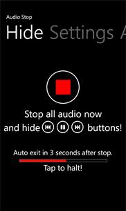 Audio Stop screenshot 2