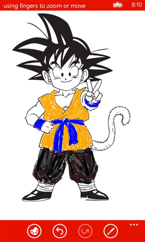 Dragon Ball Coloring Screenshots 1