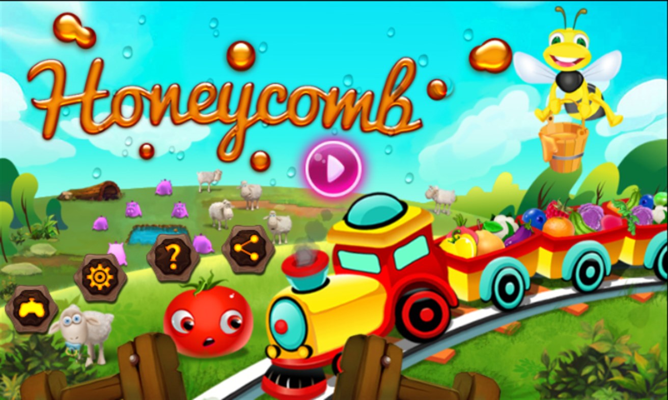 #1. Honeycomb Farm Match 3 (Windows) By: ViMAP Services Pvt Ltd