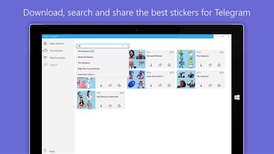 Stickers for Telegram screenshot 2